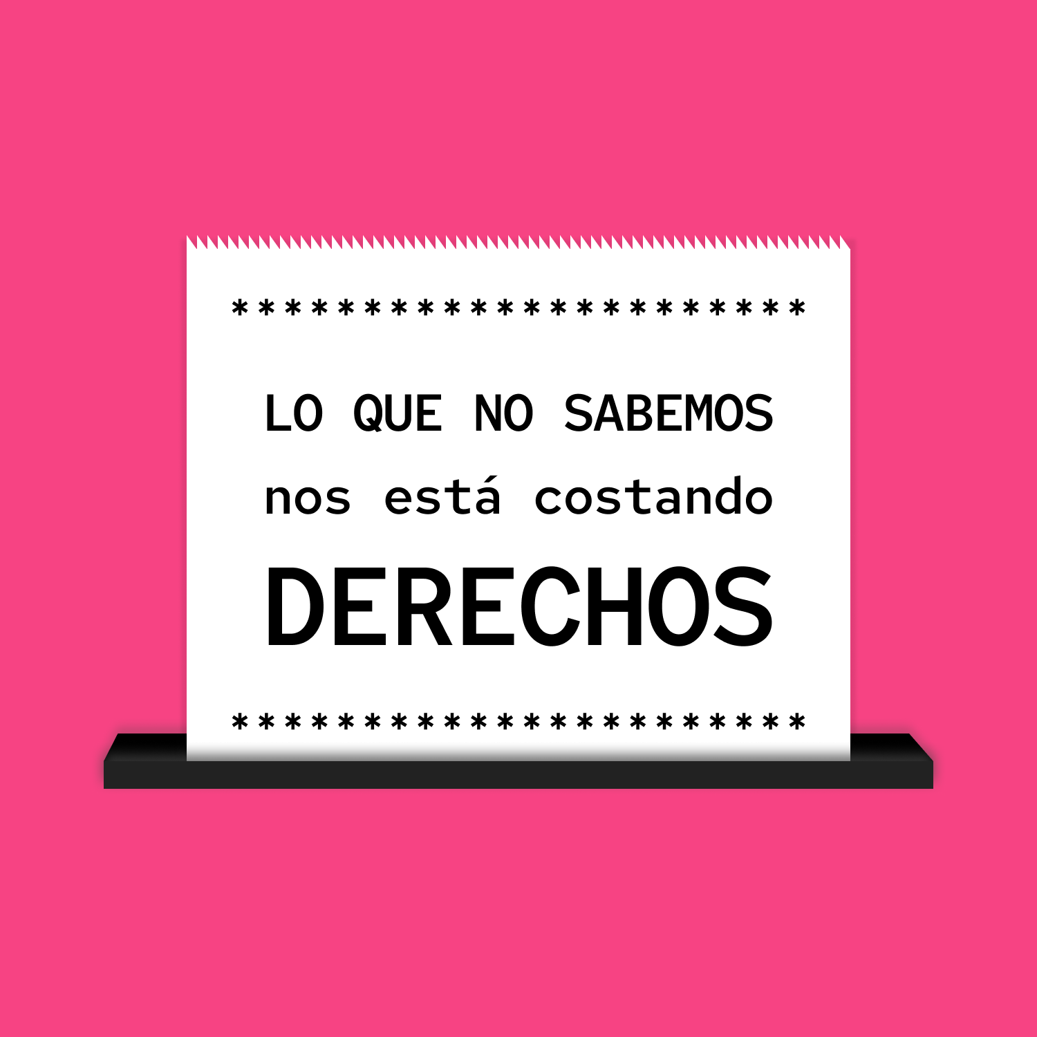 Lo que no sabemos nos está costando demasiado